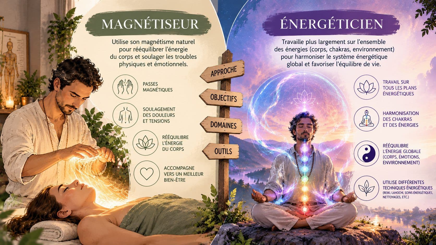 Différence entre magnétiseur et énergéticien, expliquée par Steven Patron Da Lage
